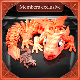 XXL Glorious Baby Dragon! 3d model