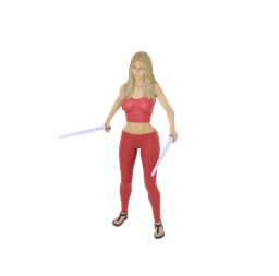 Kim the Sexy Space Knight V2 3d model