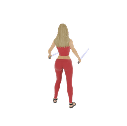 Kim the Sexy Space Knight V2 3d model