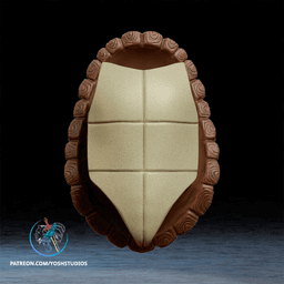 Ninja Turtle Shell 3D Printer STL File 3d model
