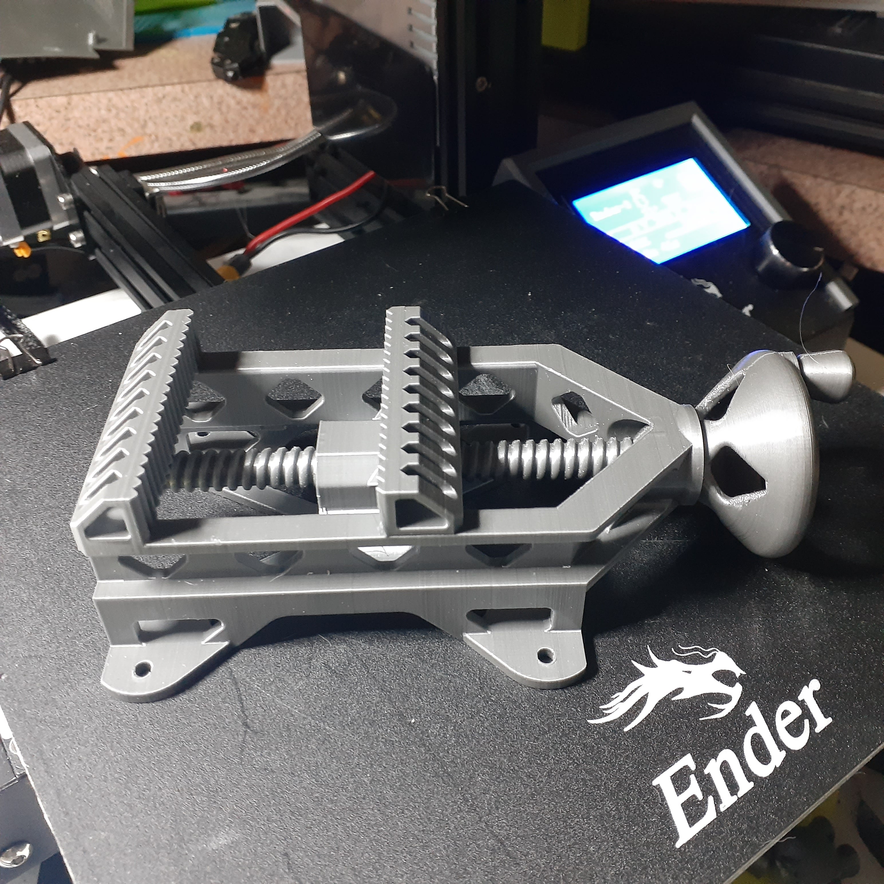 Printed awesome... 0.2 layer height with 0.44 line width on a completely stock Ender 3. GST3D PLA+