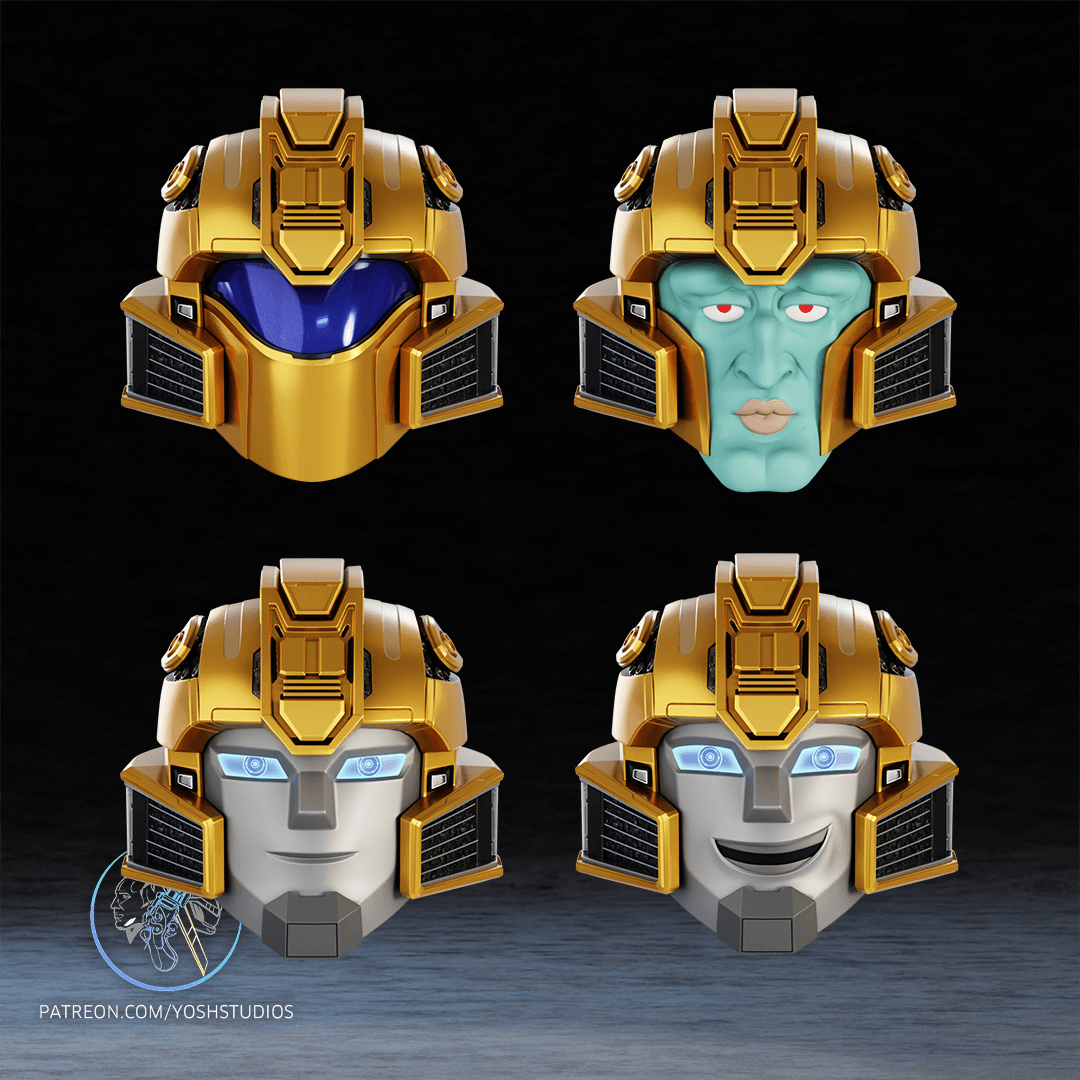 BumbleBee One Helmet 3D Printer STL File 3d model