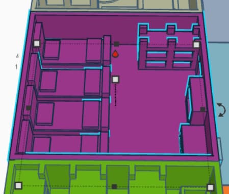 Bomb Shelter Children's Bedroom 3d model
