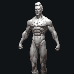 Superhero FREE 3D Print model 3d model
