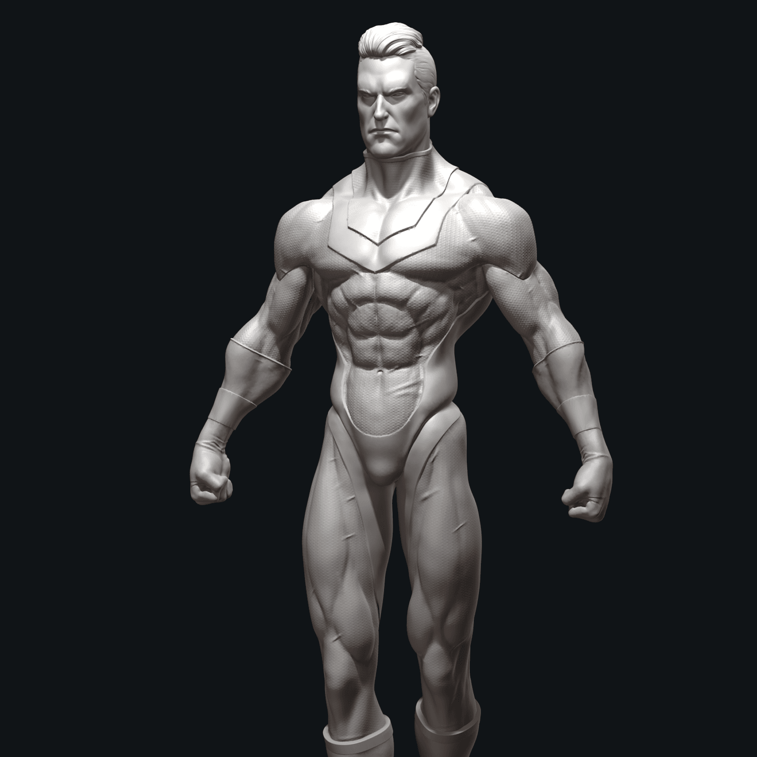 Superhero FREE 3D Print model 3d model