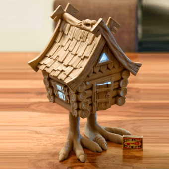 Baba Yaga Hut Nightlight 3d model