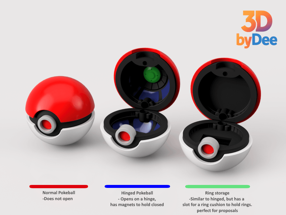 Hawlucha Poke ball 3d model