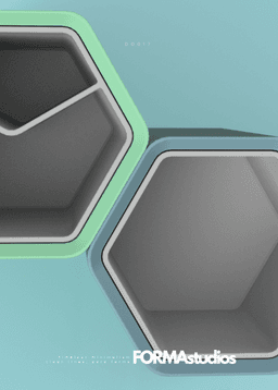 Modular Desk Organizer - FORMAstudios DO017 3d model