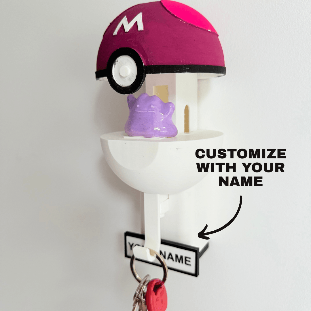 Ditto Pokemon Key Chain 3d model