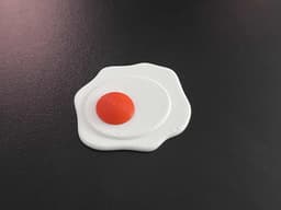 Fried Egg Miniature Prop 3d model