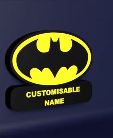 Bat Signal - LED Strip compatible 3d model
