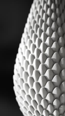 Dragonscale Flower Vase 01 by MODERN MACHINE 3d model