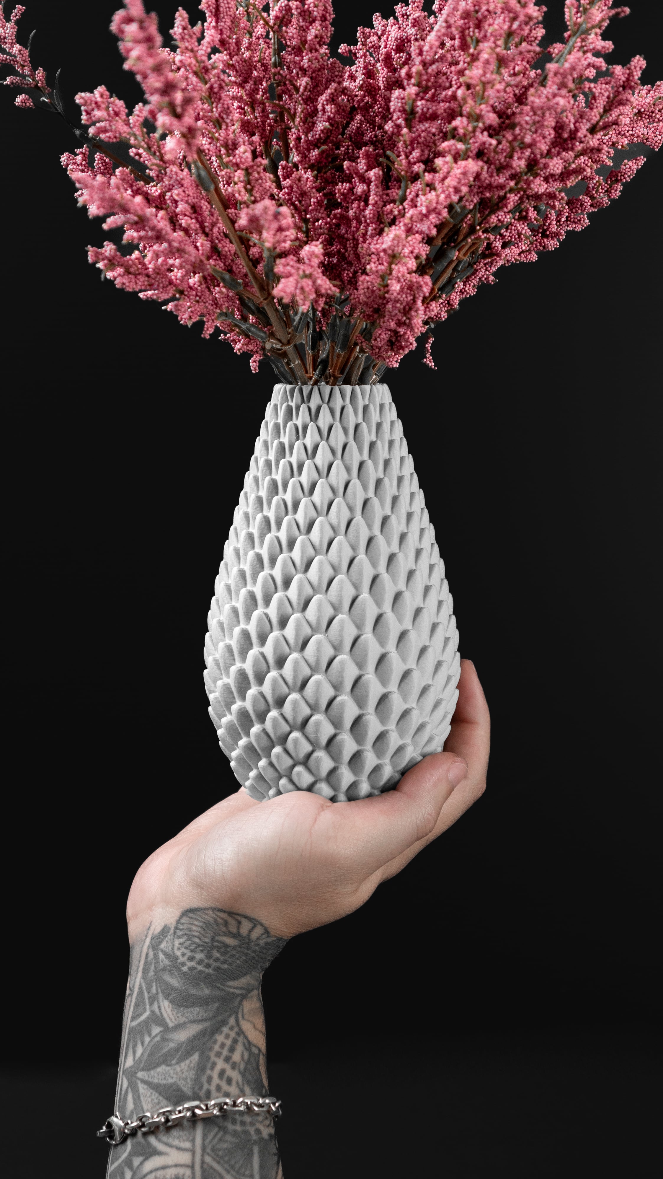 Dragonscale Flower Vase 01 by MODERN MACHINE 3d model