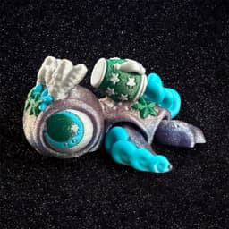 Aquarius Turtle Articulated Flexi - Hangable Included 3d model