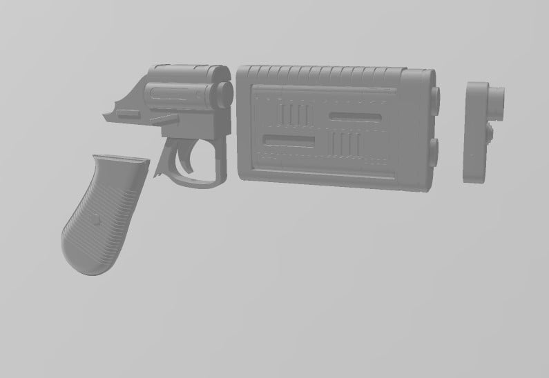 Cassian's Gun from Andor 3d model
