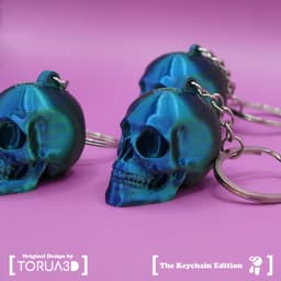 Skull keychain 002 3d model