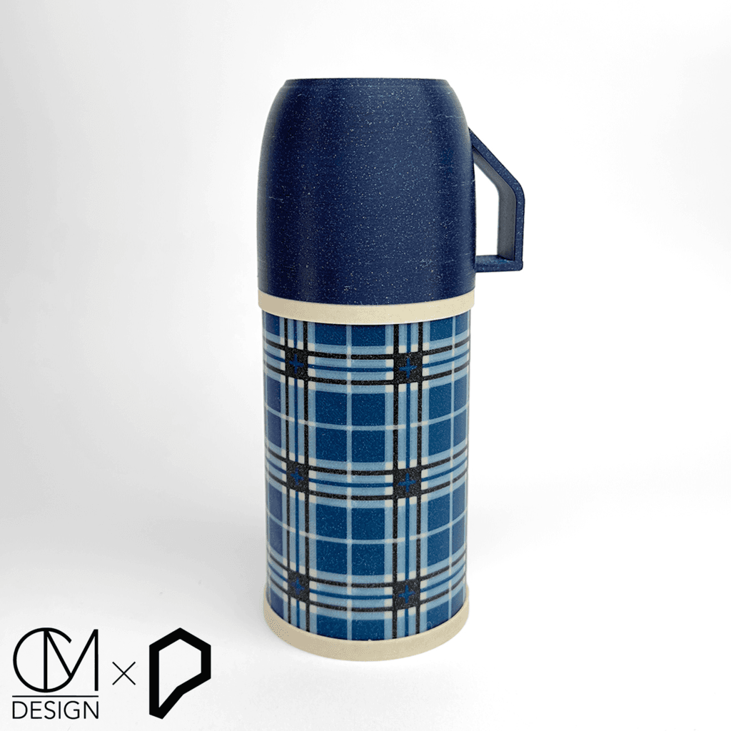 Plaid Thermos 3d model