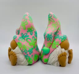 Fancy Flower Gnome 3d model