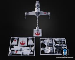 B-Wing Vehicle Kit Card - 3D Print Files 3d model