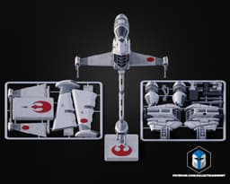 B-Wing Vehicle Kit Card - 3D Print Files 3d model