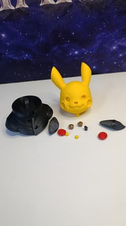 Pikachu School Uniform Bust z 3d model