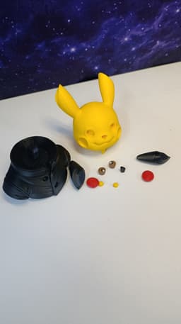 Pikachu School Uniform Bust z 3d model
