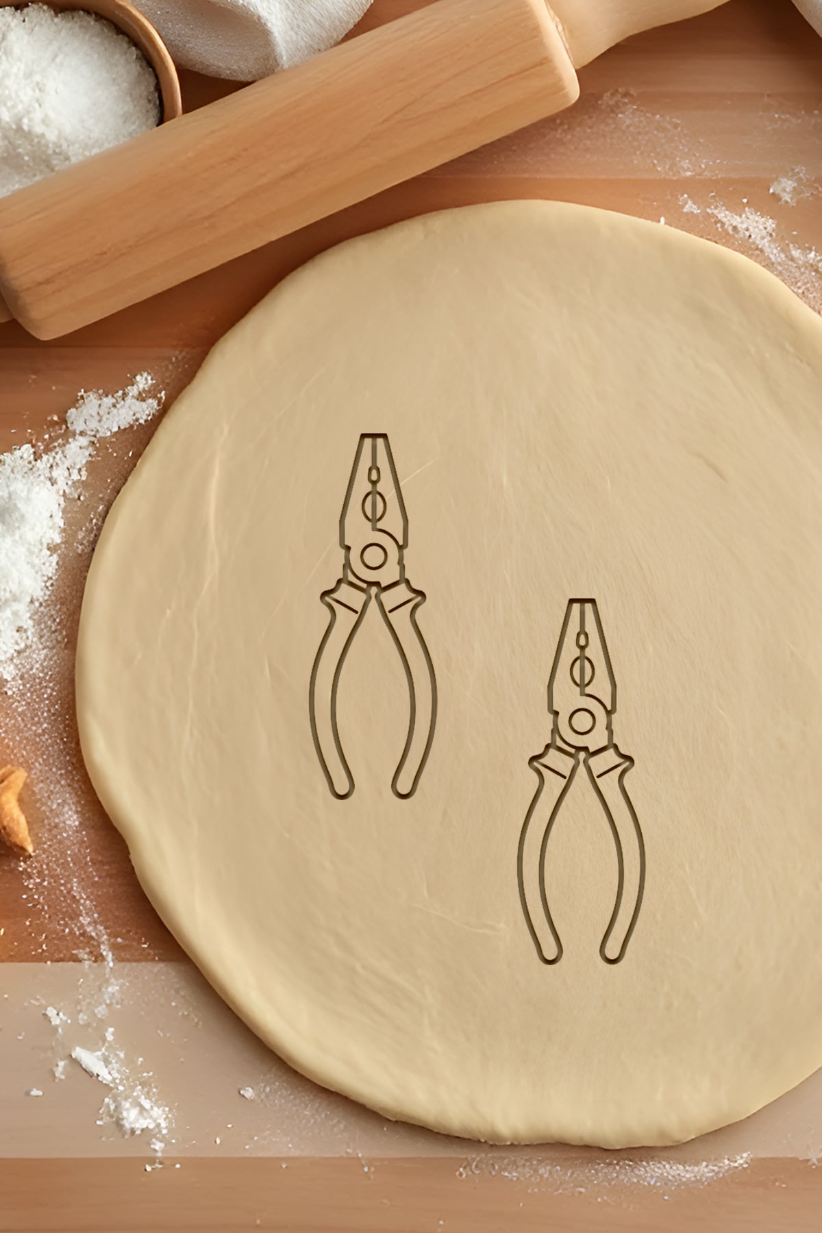 Pliers Cookie Cutter, Biscuit Cutter 3d model