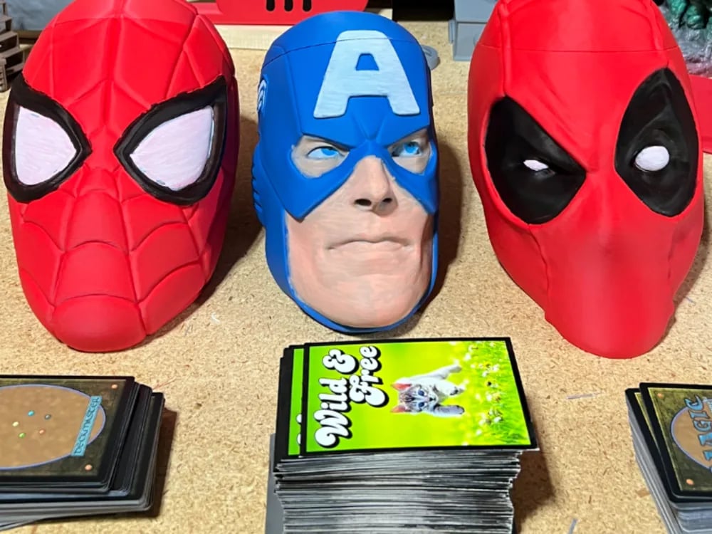 Captain America Deck Box 3d model