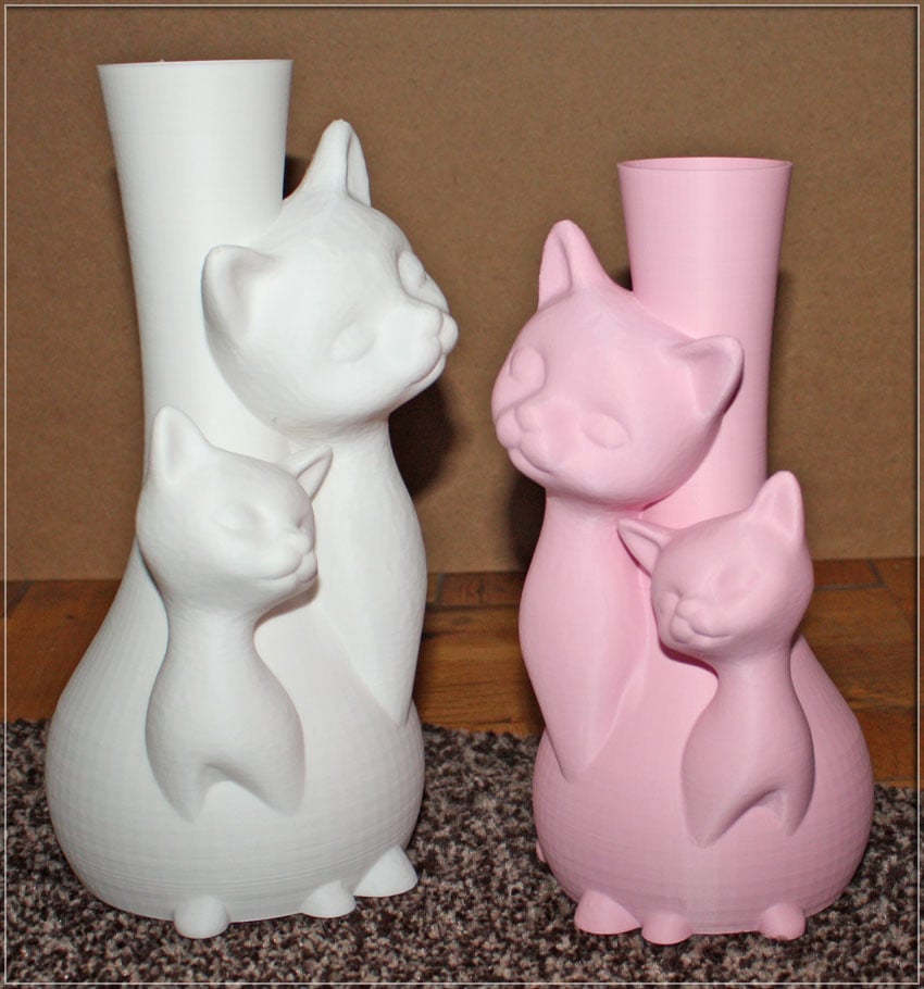 Cats Vase 3d model