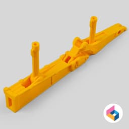 Excavator (Print-in-Place articulated) 3d model