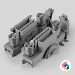 Excavator (Print-in-Place articulated) 3d model