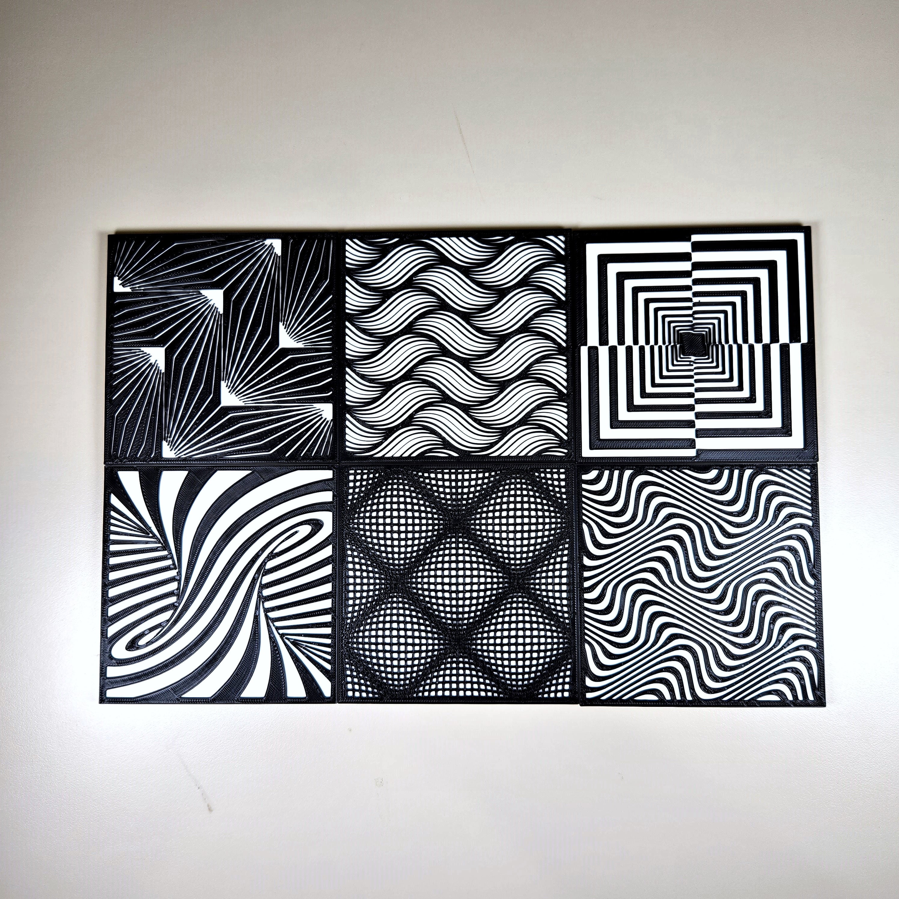 Coaster 3 (Optical illusion set) 3d model