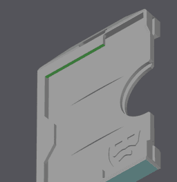3-Card Badge Holders 3d model