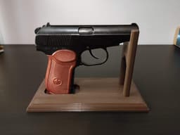 Makarov Gun Display Stand 3d model