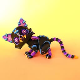 Spooky Cat 3d model