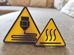 Printing In Progress Sign 3d model