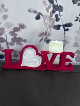 Spinning LOVE Lithophane Frame 3d model
