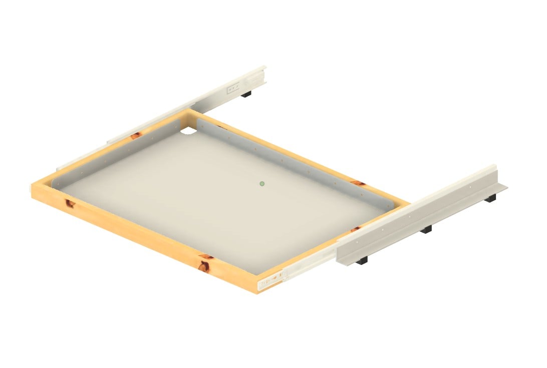 Hiker Trailer Galley Slide Out Tray 3d model