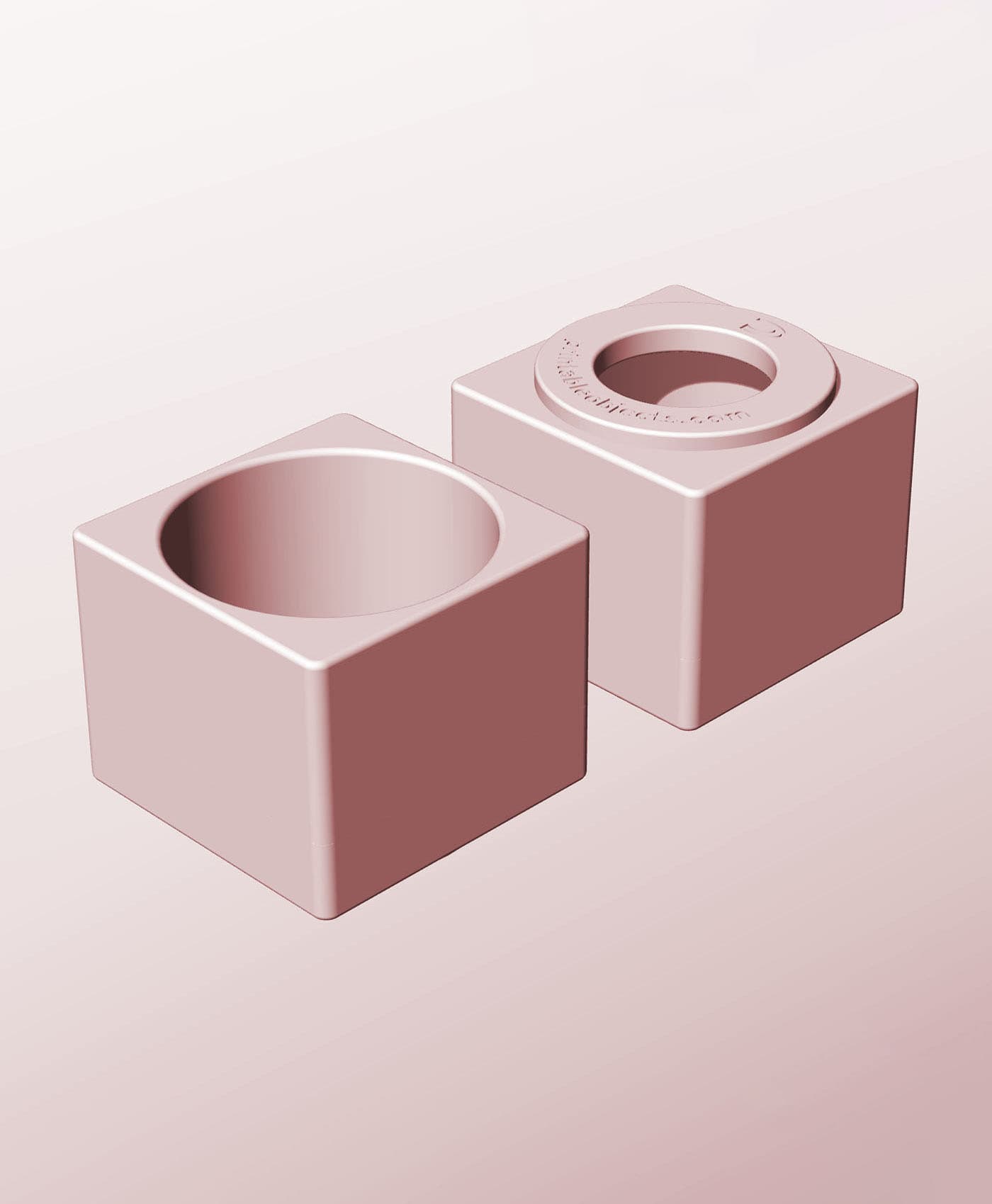 CS68-60-P Modular Stacking pierced container for home decor 3d model