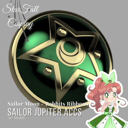 Jupiter Rabbit Ribbon Cosplay Accessories 3d model