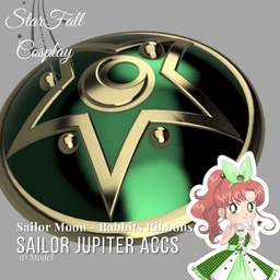 Jupiter Rabbit Ribbon Cosplay Accessories 3d model
