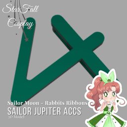 Jupiter Rabbit Ribbon Cosplay Accessories 3d model