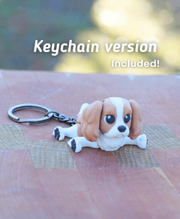King Charles Spaniel - Articulated Ludo Dog 3d model