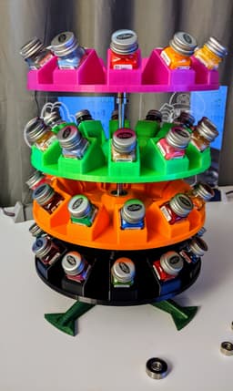 Testors Paint Rack 3d model