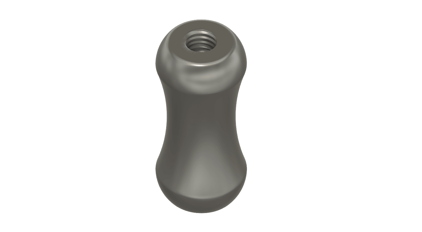 Threaded Sword Baby Rattle 3d model