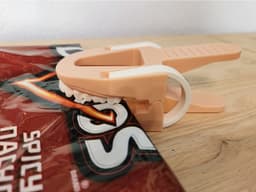 Mouth Chip Clip from 3D Scan of Teeth 3d model