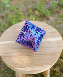 Gear Fractal Fidget Toy 3d model
