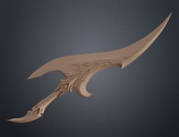 Solo Leveling Baruka's Dagger 3d model