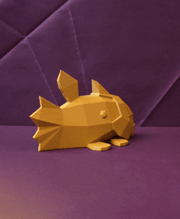 Relicanth Low Poly Pokemon 3d model