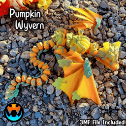 Pumpkin Wyvern 3d model